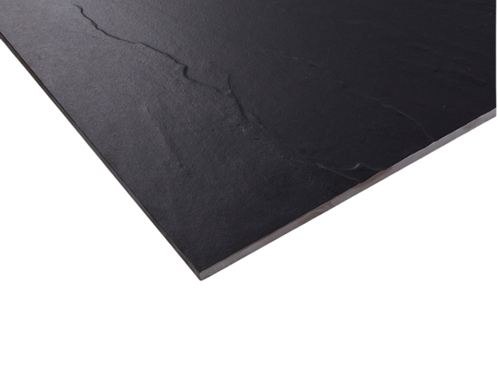 प्राचीन शैली की काली मैट टाइलें