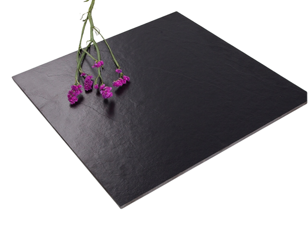 पत्थर की भावना वाली मैट टाइलें